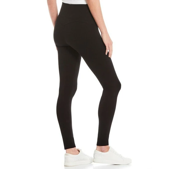 Budget π Slim Factor By Investments Ponte Knit Wide Waist Leggings Black π 2 Budget π Slim Factor By Investments Ponte Knit Wide Waist Leggings Black π - Image 2