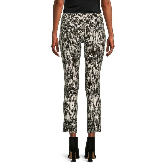 Outlet π Slim Factor By Investments Textured Print Ponte Knit No Waist Slim Ankle Pants Black Texture π 2 Outlet π Slim Factor By Investments Textured Print Ponte Knit No Waist Slim Ankle Pants Black Texture π - Image 2