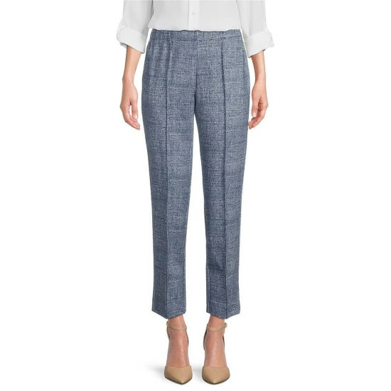Buy ๐ Investments Petite Size Signature Ponte Blue White Crosshatch Print Knit Pull-On Ankle Pants Blue/white Crosshatch ๐คฉ 1 Buy ๐ Investments Petite Size Signature Ponte Blue White Crosshatch Print Knit Pull-On Ankle Pants Blue/white Crosshatch ๐คฉ