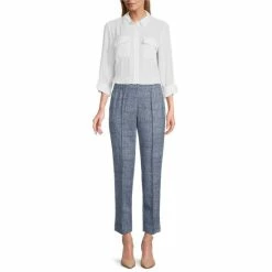 Flash Sale 🧨 Investments Signature Ponte Blue White Crosshatch Print Knit Pull-On Ankle Pants Blue/white Crosshatch ❤️ 5 Flash Sale 🧨 Investments Signature Ponte Blue White Crosshatch Print Knit Pull-On Ankle Pants Blue/white Crosshatch ❤️ -Investments Shop unnamed file 1063