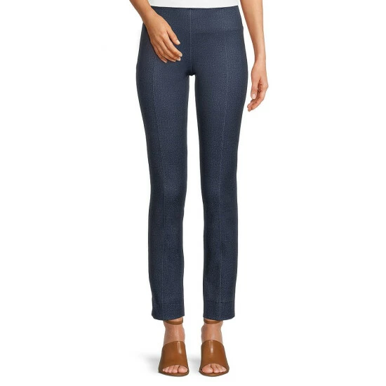 Cheapest ⭐ Slim Factor By Investments Ponte Knit No Waist Side Slit Ankle Pants Indigo 🌟 1 Cheapest ⭐ Slim Factor By Investments Ponte Knit No Waist Side Slit Ankle Pants Indigo 🌟