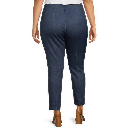 Best deal π Slim Factor By Investments Plus Size Ponte Knit No Waist Ankle Pants Indigo π 2 Best deal π Slim Factor By Investments Plus Size Ponte Knit No Waist Ankle Pants Indigo π - Image 2