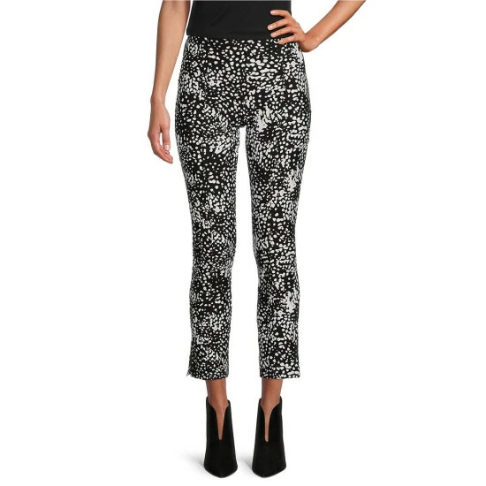 New π Slim Factor By Investments Splatter Print Ponte Knit No Waist Slim Ankle Pants Splatter Movement β 1 New π Slim Factor By Investments Splatter Print Ponte Knit No Waist Slim Ankle Pants Splatter Movement β