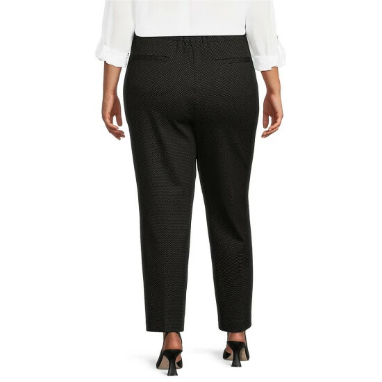 Best reviews of ⭐ Investments Plus Size Signature Ponte Black/White Dot Print Knit Pull-On Ankle Pants ✨ 2 Best reviews of ⭐ Investments Plus Size Signature Ponte Black/White Dot Print Knit Pull-On Ankle Pants ✨ - Image 2