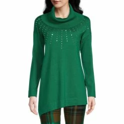 Top 10 🎁 Slim Factor By Investments Cowl Neck Long Sleeve Jewel Embellished Sweater Royal Blue 👍 -Investments Shop unnamed file 1113