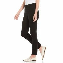 Best deal ❤️ Slim Factor By Investments Ponte Knit No-Waist Ankle Pants Dark Heather Grey 😉 -Investments Shop unnamed file 112