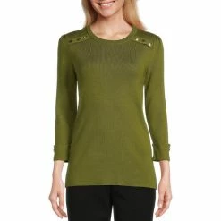 Cheap 🎉 Investments Crew Neck 3/4 Sleeve Button Shoulder Detailed Top Burnt Ochre ❤️ 16 Cheap 🎉 Investments Crew Neck 3/4 Sleeve Button Shoulder Detailed Top Burnt Ochre ❤️ -Investments Shop unnamed file 1128