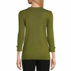Budget โ Investments Petite Size Crew Neck 3/4 Sleeve Button Detailed Top Avocado ๐ 17 Budget โ Investments Petite Size Crew Neck 3/4 Sleeve Button Detailed Top Avocado ๐ -Investments Shop unnamed file 1142