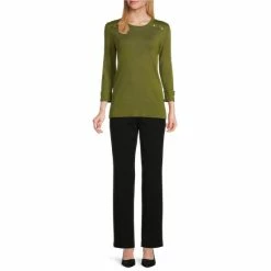 Budget โ Investments Petite Size Crew Neck 3/4 Sleeve Button Detailed Top Avocado ๐ 18 Budget โ Investments Petite Size Crew Neck 3/4 Sleeve Button Detailed Top Avocado ๐ -Investments Shop unnamed file 1143