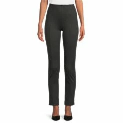 Best deal ❤️ Slim Factor By Investments Ponte Knit No-Waist Ankle Pants Dark Heather Grey 😉 -Investments Shop unnamed file 117