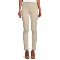 Best deal ❤️ Slim Factor By Investments Ponte Knit No-Waist Ankle Pants Dark Heather Grey 😉 -Investments Shop unnamed file 120