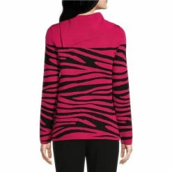 Top 10 💯 Investments Zebra Print Long Sleeve Envelope Neck Sweater Granita Zebra 😍 -Investments Shop unnamed file 1230
