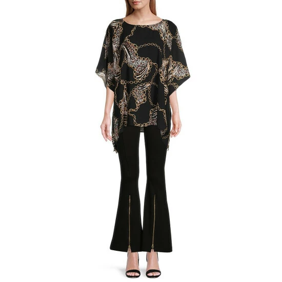 Budget ๐คฉ Slim Factor By Investments No Waist Front Slit Flare Leg Zipper Detail Ponte Pants Black ๐งจ 3 Budget ๐คฉ Slim Factor By Investments No Waist Front Slit Flare Leg Zipper Detail Ponte Pants Black ๐งจ - Image 3