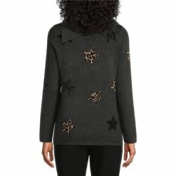 Brand new 😍 Investments Star Print Long Sleeve Envelope Neck Sweater Neutral Stars 💯 10 Brand new 😍 Investments Star Print Long Sleeve Envelope Neck Sweater Neutral Stars 💯 -Investments Shop unnamed file 1291