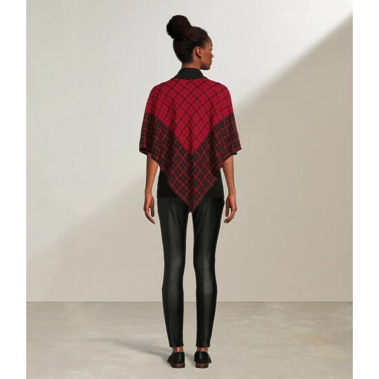 Wholesale ๐ฅ Slim Factor By Investments Tweed Print Cowl Neck 3/4 Sleeve Layered Poncho Tweed Scarf ๐คฉ 5 Wholesale ๐ฅ Slim Factor By Investments Tweed Print Cowl Neck 3/4 Sleeve Layered Poncho Tweed Scarf ๐คฉ - Image 5