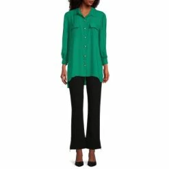 Buy ๐ฅ Slim Factor By Investments 3/4 Puff Sleeve Button Front Flap Pocket High-Low Top Lush Meadow โจ 5 Buy ๐ฅ Slim Factor By Investments 3/4 Puff Sleeve Button Front Flap Pocket High-Low Top Lush Meadow โจ -Investments Shop unnamed file 1380