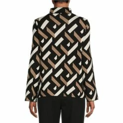 Outlet ❤️ Investments Petite Size Brick Print Long Sleeve Funnel Mock Neck Sweater Blue Brick ⌛ 10 Outlet ❤️ Investments Petite Size Brick Print Long Sleeve Funnel Mock Neck Sweater Blue Brick ⌛ -Investments Shop unnamed file 1565