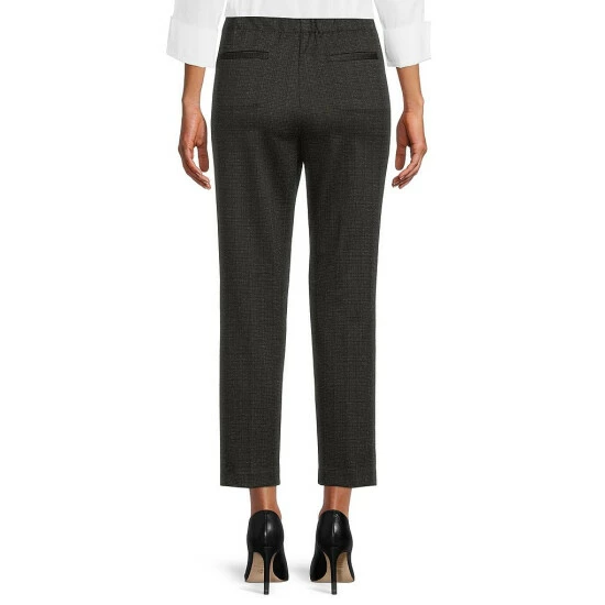 Brand new ⭐ Investments Petite Size Signature Ponte Knit Black White Crosshatch Ankle Pull-On Pants ✨ 2 Brand new ⭐ Investments Petite Size Signature Ponte Knit Black White Crosshatch Ankle Pull-On Pants ✨ - Image 2