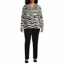 Best deal ๐คฉ Investments Plus Size Exploded Zebra Print Woven Long Sleeve Y-Neck Top ๐ 5 Best deal ๐คฉ Investments Plus Size Exploded Zebra Print Woven Long Sleeve Y-Neck Top ๐ -Investments Shop unnamed file 1599