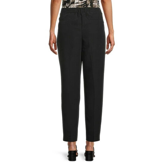 Best Pirce ✔️ Investments Petite Size Ankle Straight Leg Pull-On Pants Black ✔️ 5 Best Pirce ✔️ Investments Petite Size Ankle Straight Leg Pull-On Pants Black ✔️ - Image 5