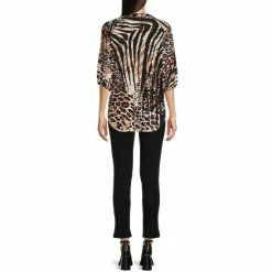 Best Sale ๐ Slim Factor By Investments Animal Print 3/4 Puff Sleeve Chain Lace-Up V-Neck Blouse Animal Collage โค๏ธ 7 Best Sale ๐ Slim Factor By Investments Animal Print 3/4 Puff Sleeve Chain Lace-Up V-Neck Blouse Animal Collage โค๏ธ -Investments Shop unnamed file 1763