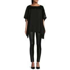 Brand new 👍 Slim Factor By Investments 3/4 Sleeve Sequin Yoke Tunic Black ✔️ 5 Brand new 👍 Slim Factor By Investments 3/4 Sleeve Sequin Yoke Tunic Black ✔️ -Investments Shop unnamed file 180