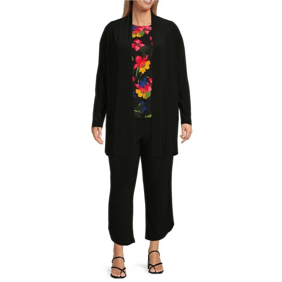 Best reviews of ⌛ Investments Plus Size Soft Separates Crop Straight Leg Tulip Hem Pull-On Pants Black 🎁 3 Best reviews of ⌛ Investments Plus Size Soft Separates Crop Straight Leg Tulip Hem Pull-On Pants Black 🎁 - Image 3