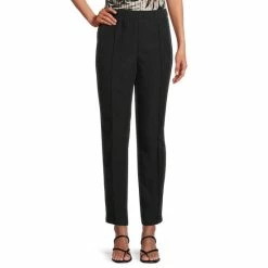 Coupon 🤩 Investments Modal Straight Leg Pull-On Coordinating Ankle Pants Earth Red 😉 -Investments Shop unnamed file 1905