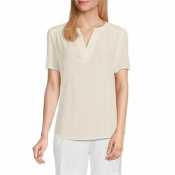 Hot Sale ❤️ Investments Woven Short Sleeve Pleated Split V-Neck Top Pale Banana ⭐ 9 Hot Sale ❤️ Investments Woven Short Sleeve Pleated Split V-Neck Top Pale Banana ⭐ -Investments Shop unnamed file 1933