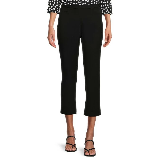 Promo 🥰 Investments Petite Size The 5TH AVE Fit Comfort Stretch Crop Flare Leg Pants White ✔️ 1 Promo 🥰 Investments Petite Size The 5TH AVE Fit Comfort Stretch Crop Flare Leg Pants White ✔️