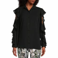 Coupon ๐ Slim Factor By Investments Ruffled Point Collar Long Sleeve Cold Shoulder Button Front Blouse Black ๐ 11 Coupon ๐ Slim Factor By Investments Ruffled Point Collar Long Sleeve Cold Shoulder Button Front Blouse Black ๐ -Investments Shop unnamed file 1970