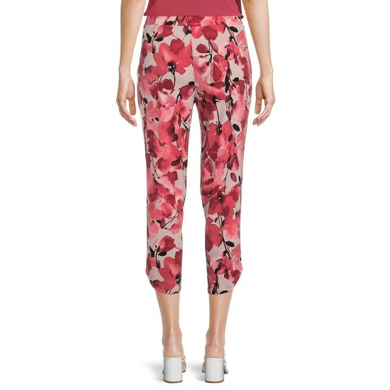 Promo β Investments Soft Separates Watercolor Leaves Floral Print Crop Straight Leg Tulip Hem Pull-On Coordinating Pants π₯° 2 Promo β Investments Soft Separates Watercolor Leaves Floral Print Crop Straight Leg Tulip Hem Pull-On Coordinating Pants π₯° - Image 2