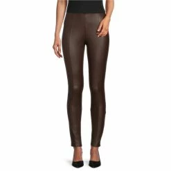 Cheapest 🧨 Slim Factor By Investments No Waist 🧥 Coated Ponte Leggings Mole 😉 -Investments Shop unnamed file 211
