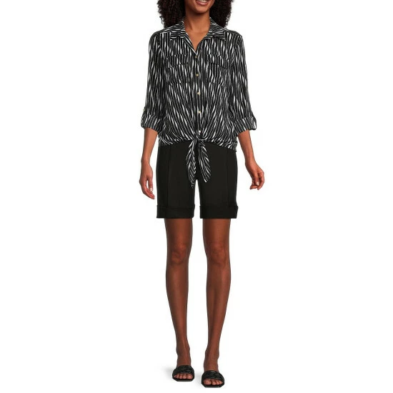 Outlet ๐ Investments Linen Pleated Cuffed Mid Rise Shorts Abundant Green ๐ฅฐ 6 Outlet ๐ Investments Linen Pleated Cuffed Mid Rise Shorts Abundant Green ๐ฅฐ - Image 6