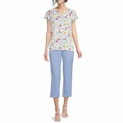 Discount ๐ฅฐ Investments Petite Size Watercolor Floral Print Split V-Neck Short Flutter Sleeve Top ๐ 5 Discount ๐ฅฐ Investments Petite Size Watercolor Floral Print Split V-Neck Short Flutter Sleeve Top ๐ -Investments Shop unnamed file 2165