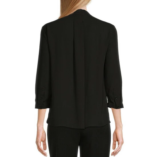 Coupon ✔️ Investments Caroline Signature V-Neck 3/4 Sleeve Button Front Top Stoplight Red 🎉 5 Coupon ✔️ Investments Caroline Signature V-Neck 3/4 Sleeve Button Front Top Stoplight Red 🎉 - Image 5