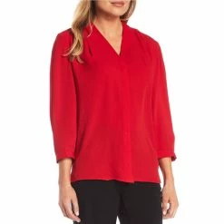 Coupon ✔️ Investments Caroline Signature V-Neck 3/4 Sleeve Button Front Top Stoplight Red 🎉 17 Coupon ✔️ Investments Caroline Signature V-Neck 3/4 Sleeve Button Front Top Stoplight Red 🎉 -Investments Shop unnamed file 261
