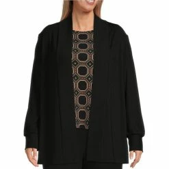 Wholesale ❤️ Investments Plus Size Soft Separates Ribbed Knit Long Sleeve Open Front Coordinating Jacket Botanical Garden 🔥 -Investments Shop unnamed file 276