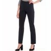 Wholesale 🤩 Investments Petite Size The 5th AVE Fit Side Zip Slim Leg Pants Windsor Wine 🔔