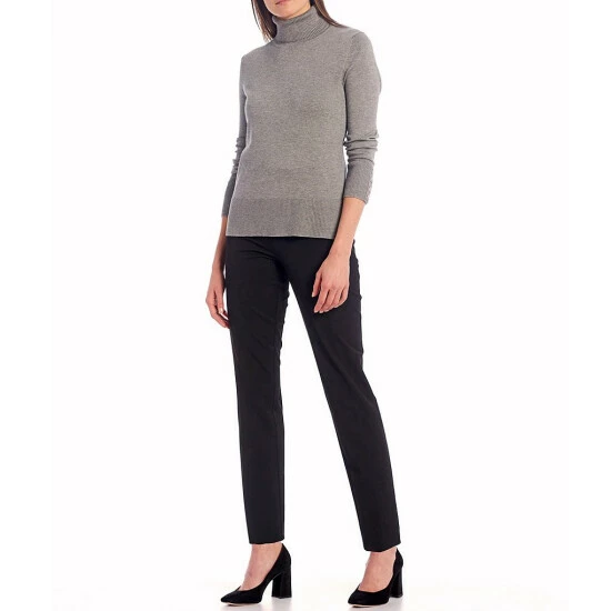 Wholesale 🤩 Investments Petite Size The 5th AVE Fit Side Zip Slim Leg Pants Windsor Wine 🔔 3 Wholesale 🤩 Investments Petite Size The 5th AVE Fit Side Zip Slim Leg Pants Windsor Wine 🔔 - Image 3