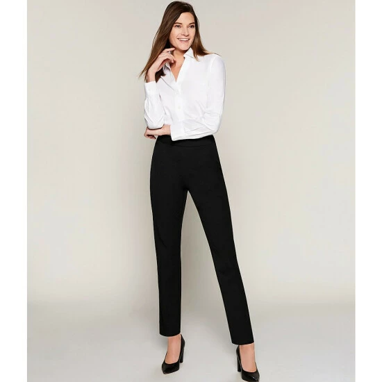 Wholesale 🤩 Investments Petite Size The 5th AVE Fit Side Zip Slim Leg Pants Windsor Wine 🔔 5 Wholesale 🤩 Investments Petite Size The 5th AVE Fit Side Zip Slim Leg Pants Windsor Wine 🔔 - Image 5