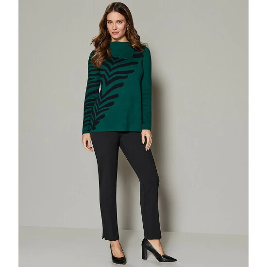 Wholesale 🤩 Investments Petite Size The 5th AVE Fit Side Zip Slim Leg Pants Windsor Wine 🔔 7 Wholesale 🤩 Investments Petite Size The 5th AVE Fit Side Zip Slim Leg Pants Windsor Wine 🔔 - Image 7