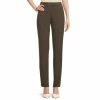 Cheapest ❤️ Investments The 5TH AVE Fit Straight Leg Tummy Control Tweed Pants Brown Tweed ❤️