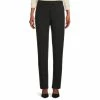 Best Pirce 😀 Investments The 5TH AVE Fit Straight Leg Herringbone Flat Front Two-Way Stretch Pants Black/white Herringbone 🎉