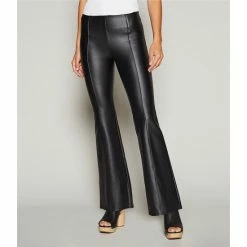 Best deal 🛒 Slim Factor By Investments No Waist 🧥 Coated Ponte Flare Pants Black 🔔 -Investments Shop unnamed file 347