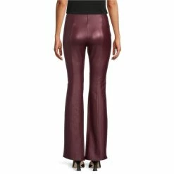 Best deal 🛒 Slim Factor By Investments No Waist 🧥 Coated Ponte Flare Pants Black 🔔 -Investments Shop unnamed file 350