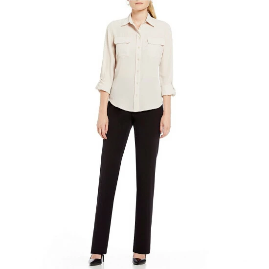 Hot Sale ๐ Investments Petite Size The PARK AVE Fit Pull-On Straight Leg Pants Fossil โ 6 Hot Sale ๐ Investments Petite Size The PARK AVE Fit Pull-On Straight Leg Pants Fossil โ - Image 6