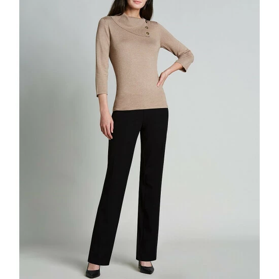 Hot Sale ๐ Investments Petite Size The PARK AVE Fit Pull-On Straight Leg Pants Fossil โ 7 Hot Sale ๐ Investments Petite Size The PARK AVE Fit Pull-On Straight Leg Pants Fossil โ - Image 7