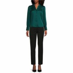 Discount 💯 Investments Petite Size Woven Long Sleeve Button Front Notch Collar Top Black ❤️ 14 Discount 💯 Investments Petite Size Woven Long Sleeve Button Front Notch Collar Top Black ❤️ -Investments Shop unnamed file 422