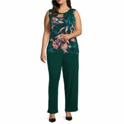 Buy ๐ Investments Plus Size Soft Separates Coordinating Ribbed Knit Pull-On Straight Leg Pants Botanical Garden โ๏ธ 10 Buy ๐ Investments Plus Size Soft Separates Coordinating Ribbed Knit Pull-On Straight Leg Pants Botanical Garden โ๏ธ -Investments Shop unnamed file 461